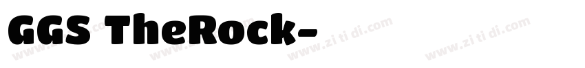 GGS TheRock字体转换